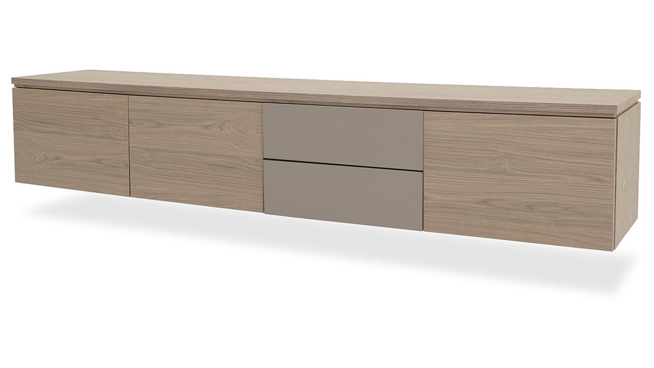 Hangend tv-meubel Vario - Warwick B200 x D40 x H36 cm