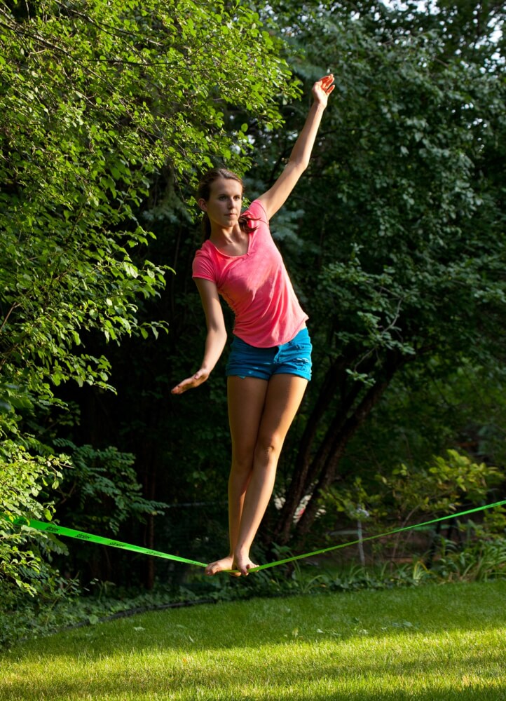 Schildkröt Funsports - SLACKERS Slackline CLASSIC 15m, 5cm breit,inkl.Teaching Line