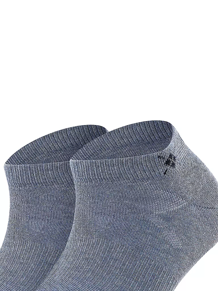 BURLINGTON Damen Sneaker-Socken 2er Pkg. EVERYDAY 36-41 light jeans blau