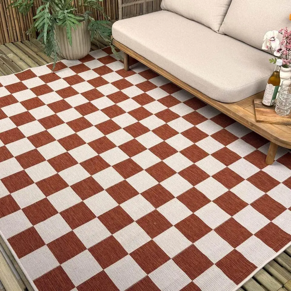 Interieur05 buitenkleed roest Level - 290 x 200 cm