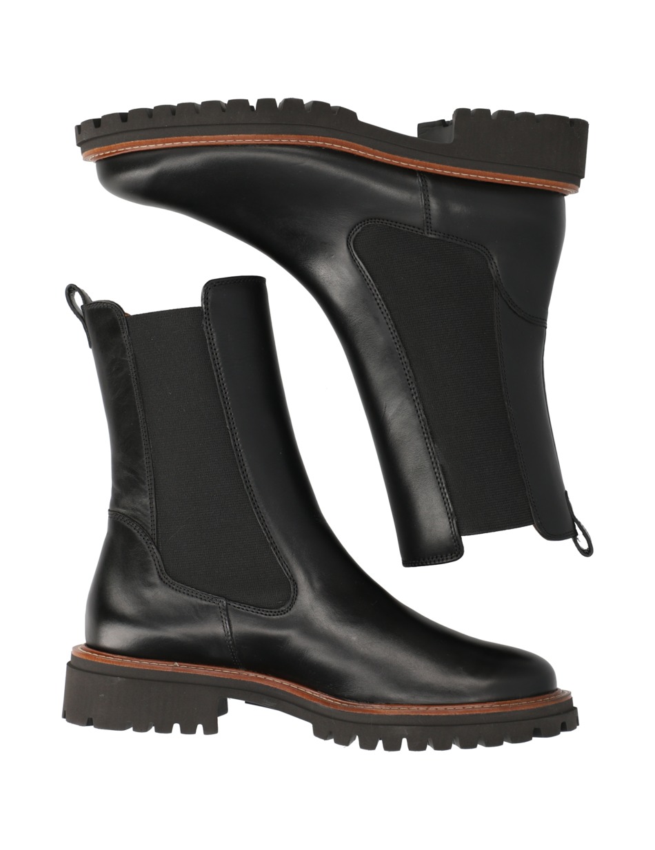 Glattleder Chelsea Boot