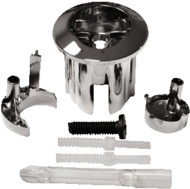 Jika - H8913630000001 - Drukknop - Chroom - Kunststof