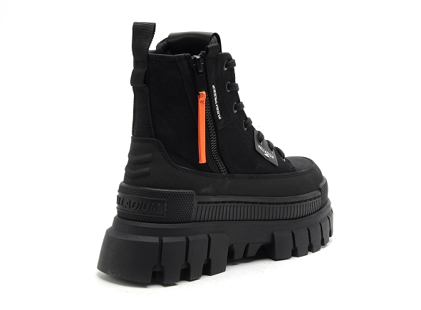 Palladium boots bottine plates femme revolt boot zip tx noir
