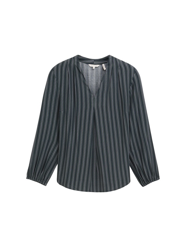 TOM TAILOR PLUS Langarmbluse , mit Muster