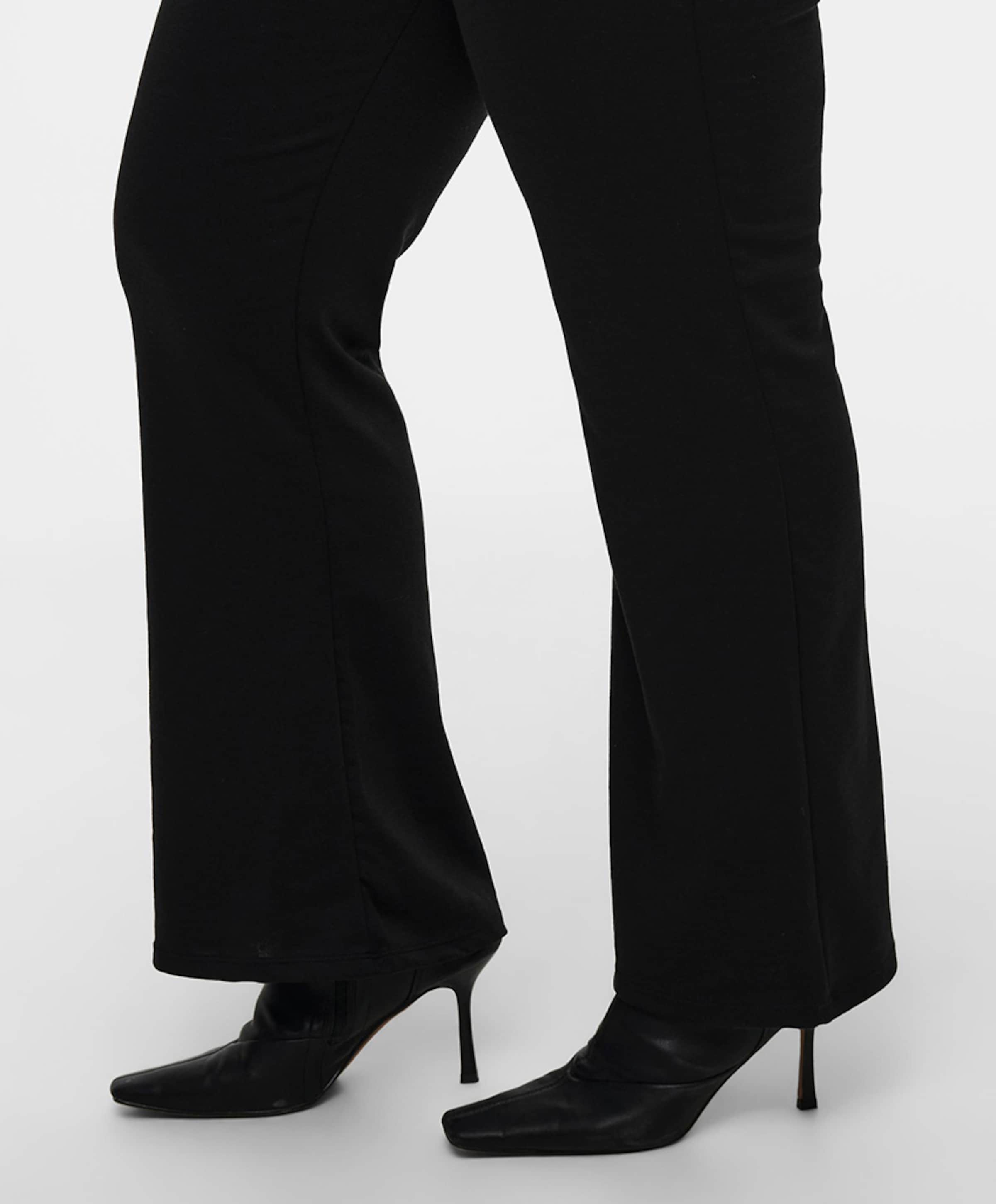 Only Carmakoma CARPEVER FLARED JRS NOOS dames broek zwart