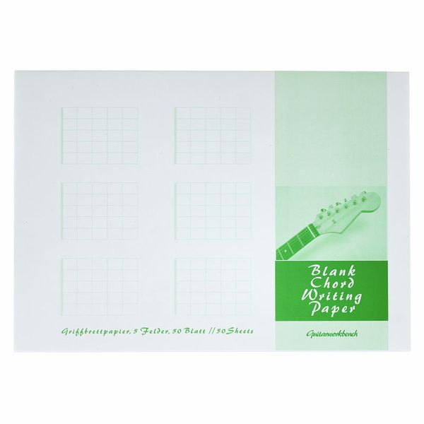 Quercus Blank Chord Notepad A5
