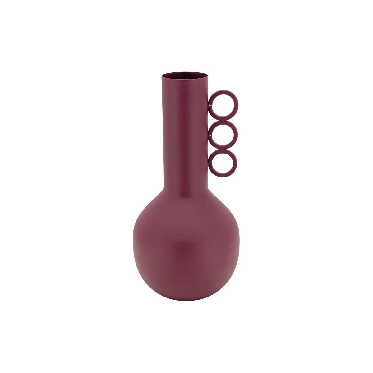 Aubry Gaspard Vase en métal METYK Cassis.