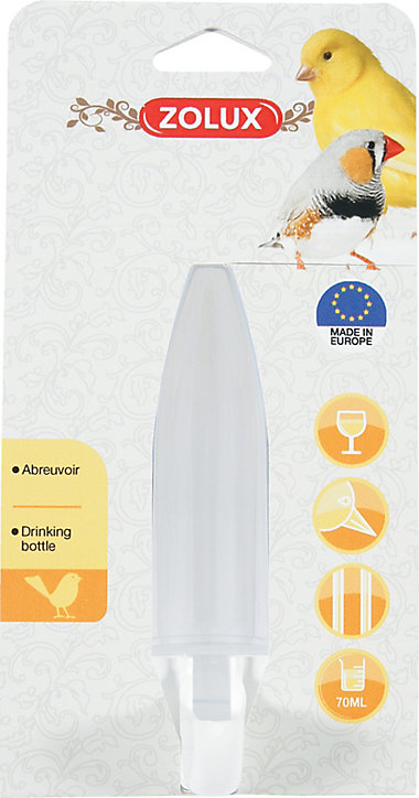 Abreuvoir plat pour oiseaux à bec droit Zolux 70ml