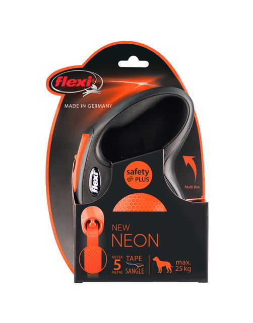 Flexi Rollijn New Neon Tape M 5 m - Hondenriem