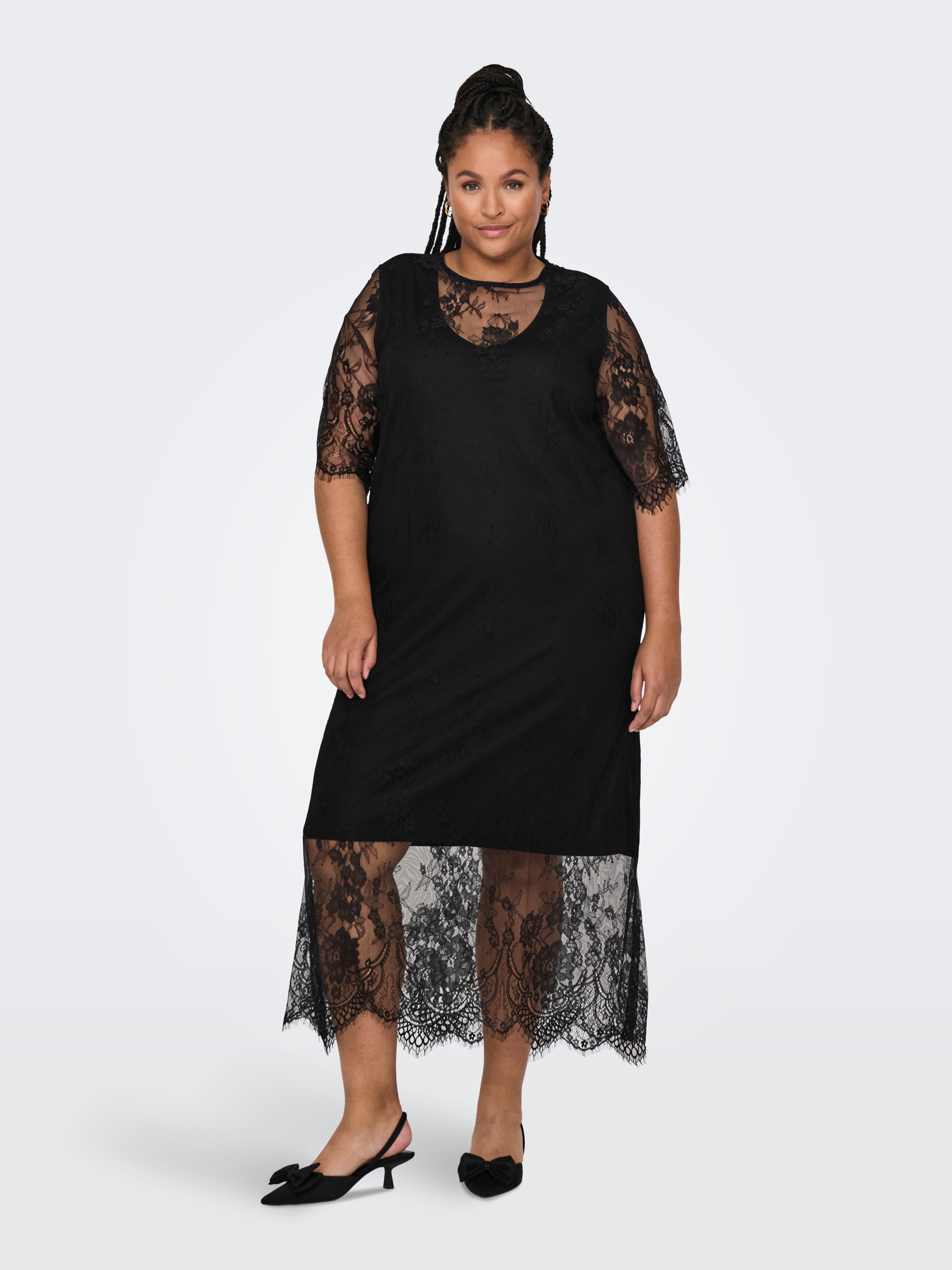 CAREVERLYN Midikleid Black