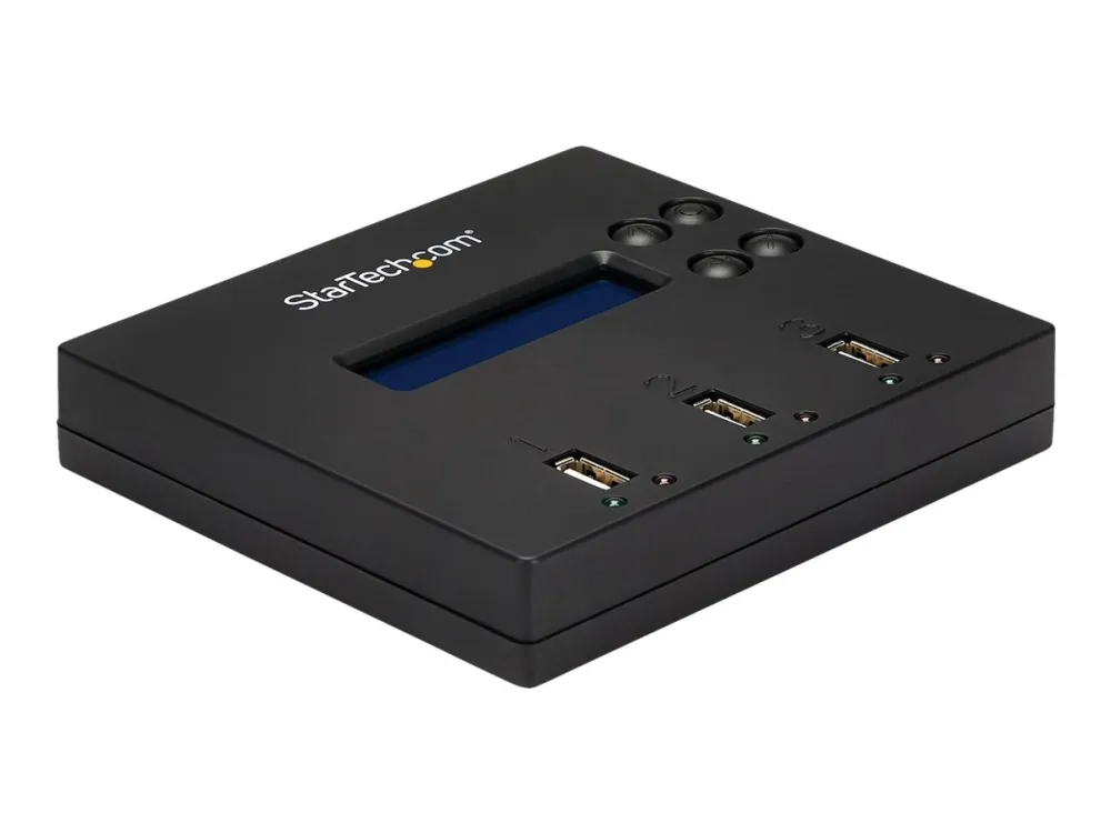 StarTech.com 1:2 Standalone USB Duplicator and Eraser - Memory Stick Cloner - USB 2.0 Flash Drive Copier / Thumb Eraser (USBDUP12) - USB drev duplikator - 2 bays - for P/N: SVA5H2NEUA