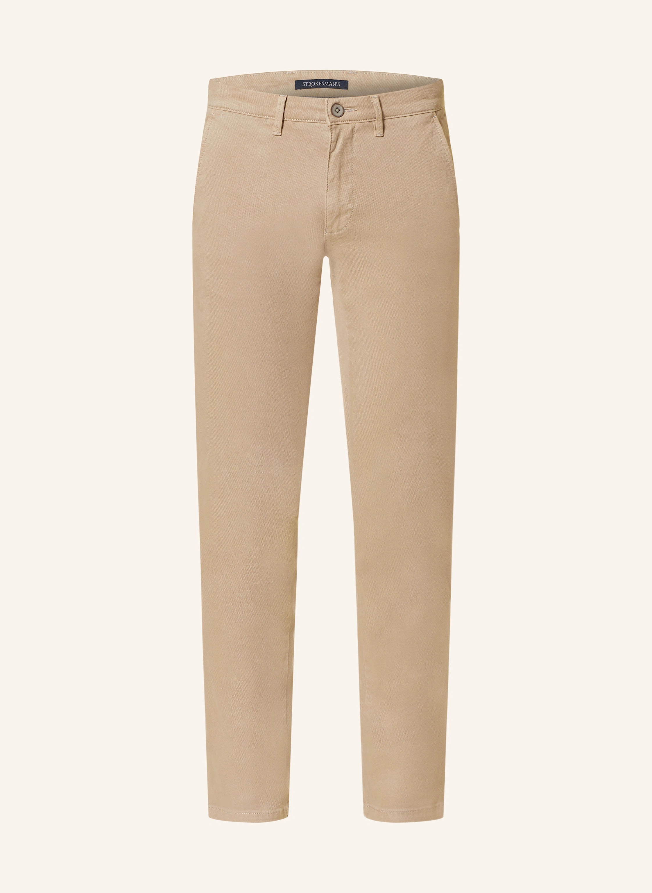 STROKESMAN'S Piqué-Chino Slim Fit