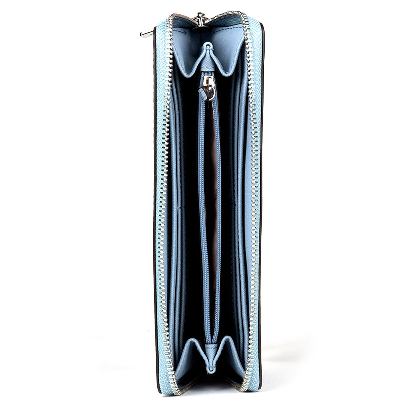 Michael Kors Compagnon en Cuir Jet Set Travel bleu  - 10x20.5x2.5 cm