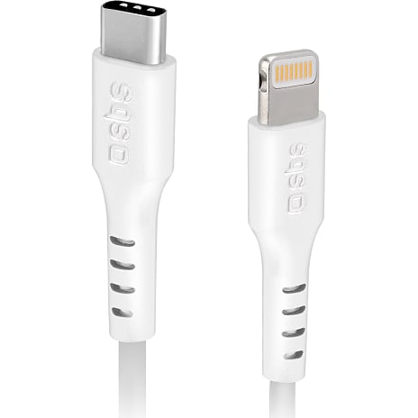 SBS lightning kabel 1 meter - hvid