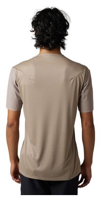 Maillot Manches Courtes Fox Flexair Pro Beige