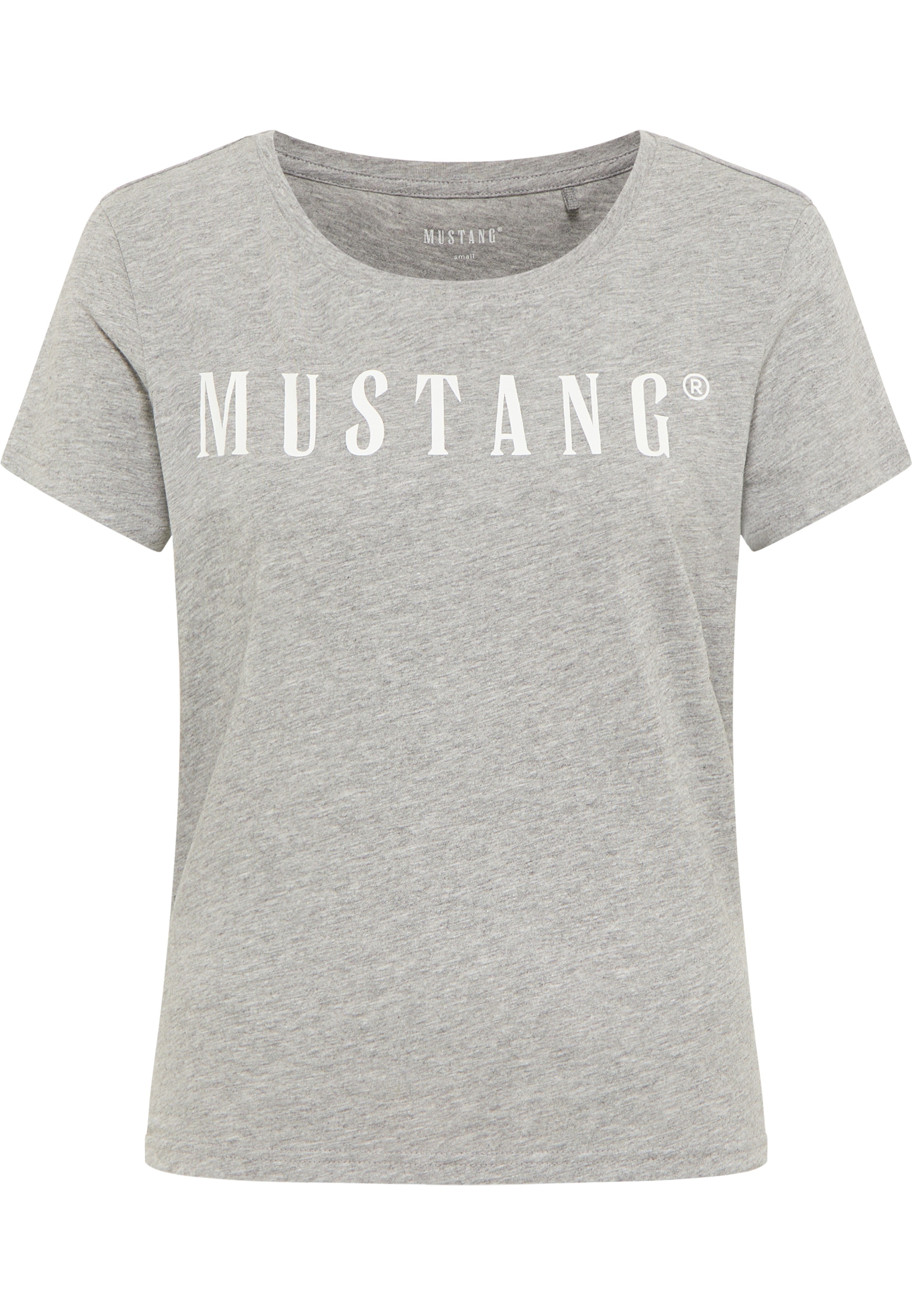 MUSTANG Rundhalsshirt »ALMA«, mit Logo Print