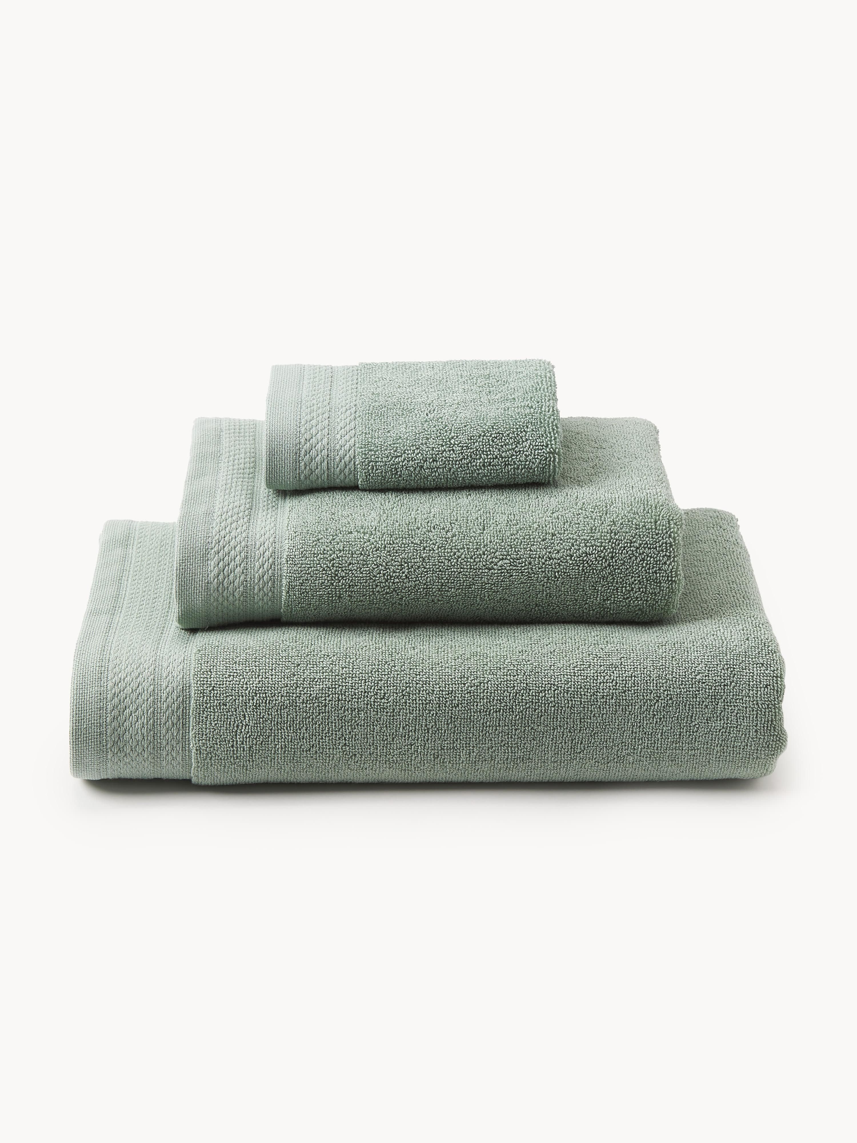 Premium handdoekenset van biokatoen, in verschillende setgroottes