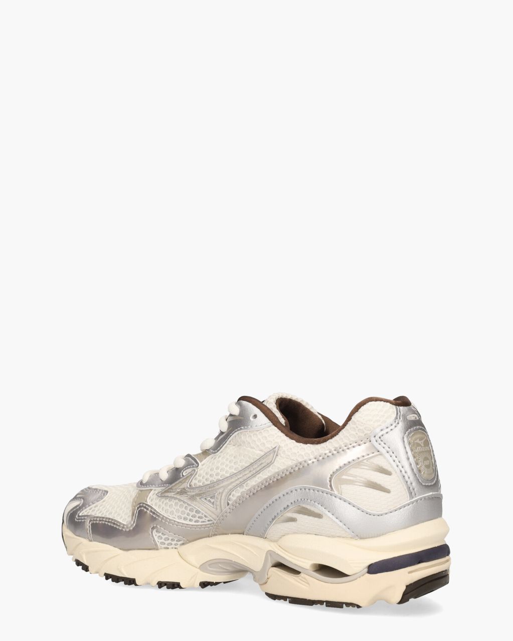 Mizuno Wave Rider 10 Off-White/Zilver Herensneakers
