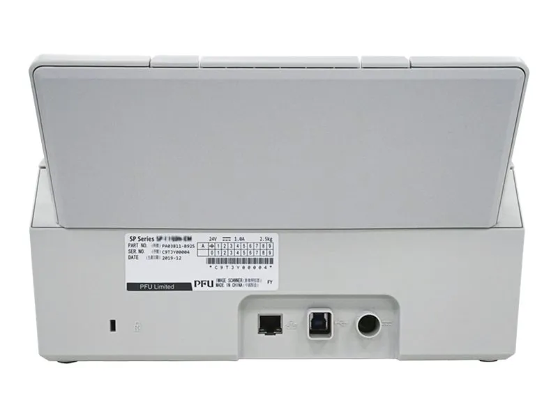 Ricoh SP-1130N - Dokumentscanner - Dual CIS - Duplex - 216 x 355.6 mm - 600 dpi x 600 dpi - op til 30 ppm (mono) / op til 30 ppm (farve) - ADF (50 ark) - op til 4500 scanninger pr. dag - Gigabit LAN, USB 3.2 Gen 1x1