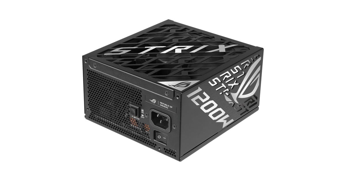 ASUSROG STRIX Platinum modulaire 1200 watt voeding   (Zwart, 1x 12V-2x6, 4x PCIe)