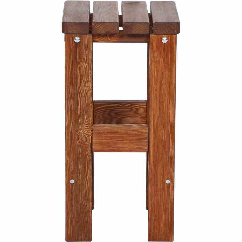 Barhocker TESSIN - braun - Kiefernholz