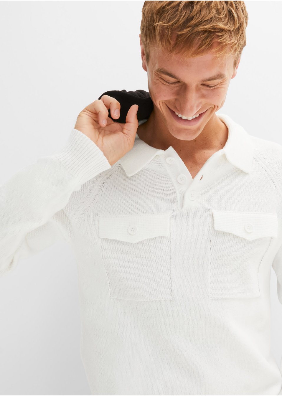 Pull à col polo