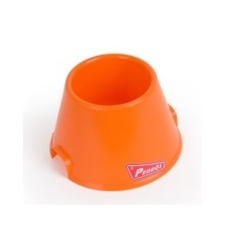 comedouro de plástico laranja para cães Pedros cocker