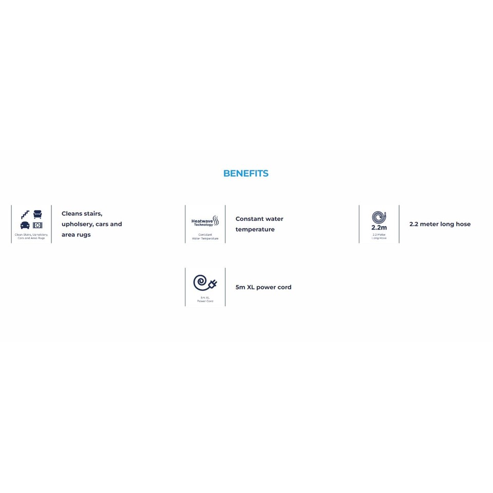 Bissell - SpotCleaner MultiClean Spot & Stain - Effektiv Tæpperenser