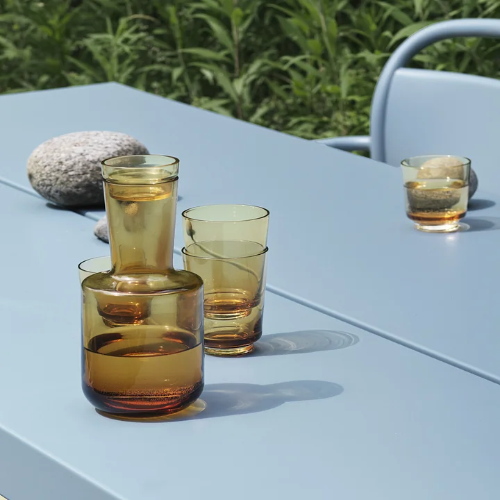 Muuto - Raise Trinkglas 20 cl, dunkelblau (2er-Set)