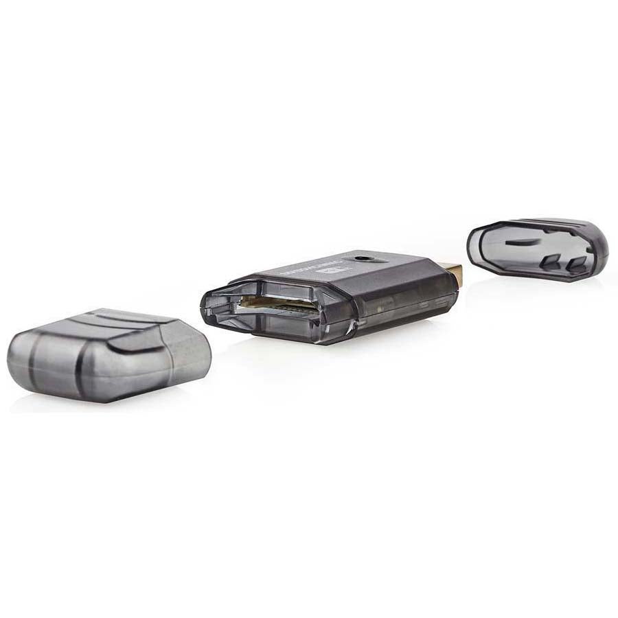 Nedis CRDRU2100BK SD/SDHC/MMC kaartlezer USB