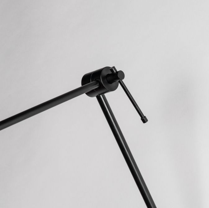 Wandlamp - Zwart - Verstelbaar met Knikarm