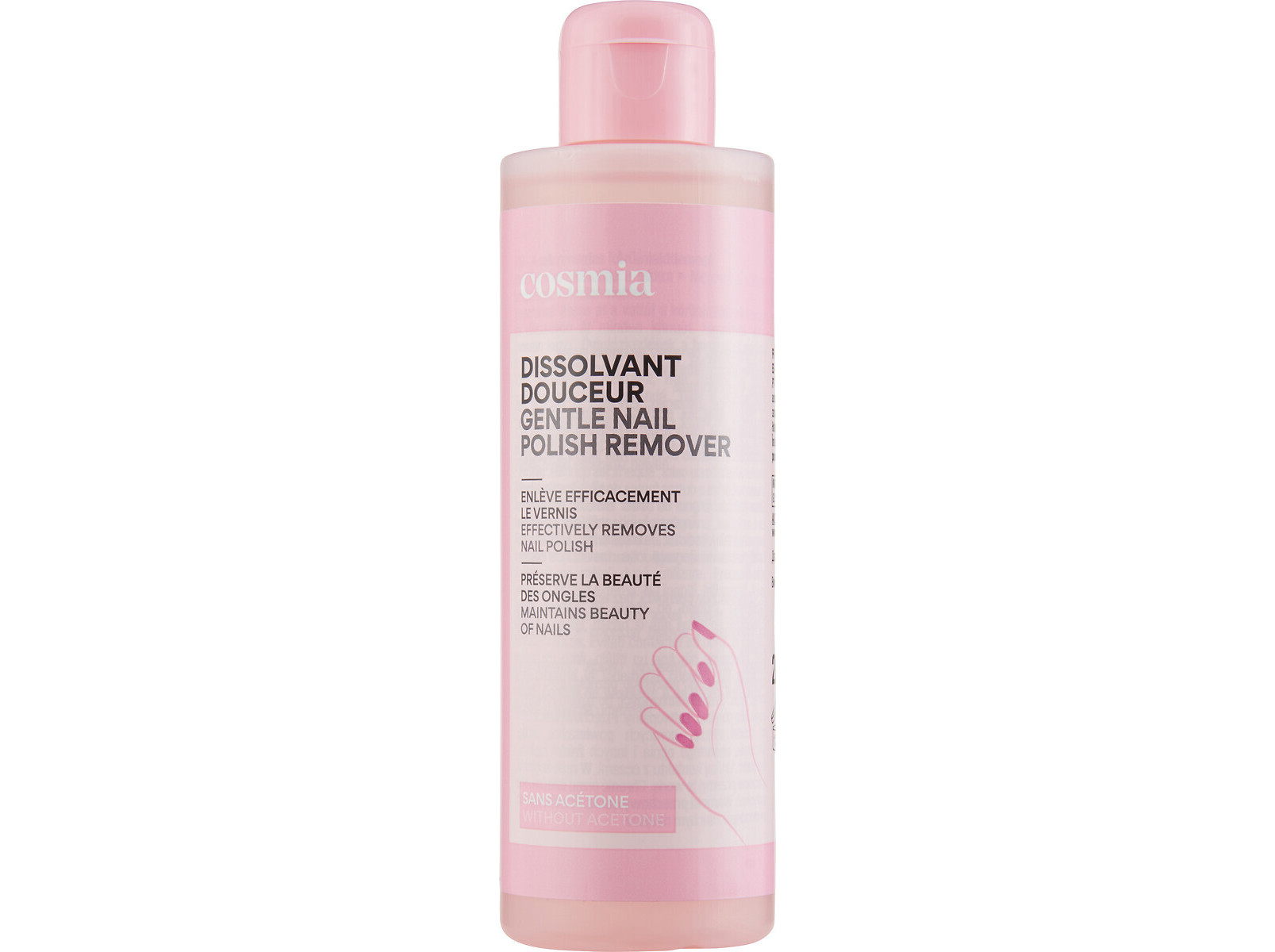 REMOVEDOR DE VERNIZ COSMIA SEM ACETONA 200ML