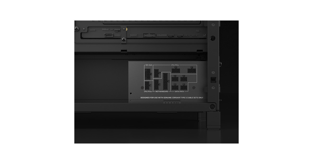 CorsairRM850x SHIFT modulaire 850 watt voeding   (Zwart, 1x 12V-2x6, 3x PCIe)