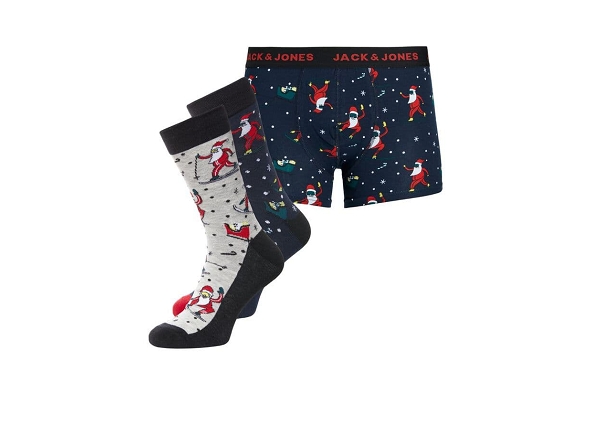 Jack and jones famille accessoires jacdegar giftbox noir