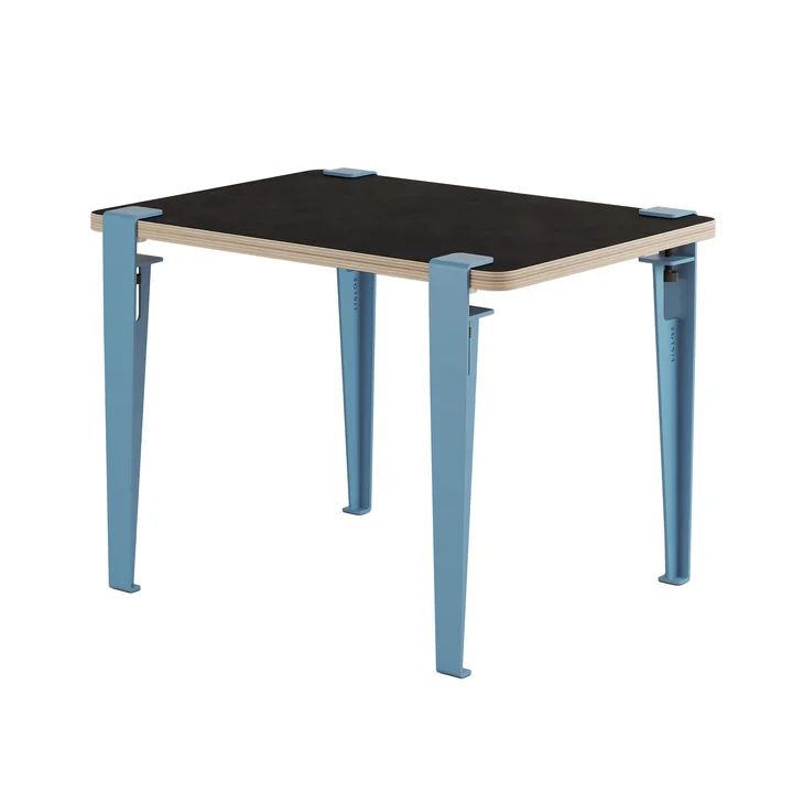 TipToe - Kinderschreibtisch Schiefer Vice Versa, walblau