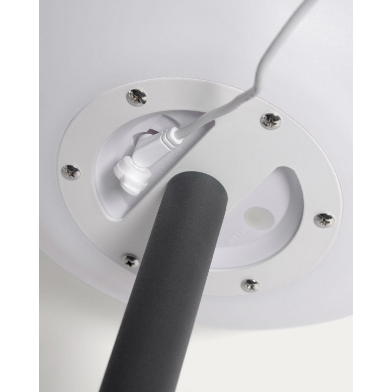 Lampe de table d'extérieur Dinesh acier