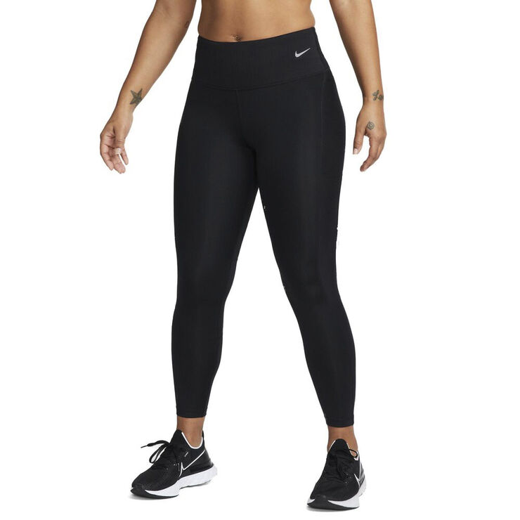 Nike Dri-FIT Fast Mid-Rise 7/8 løbetights Sort
