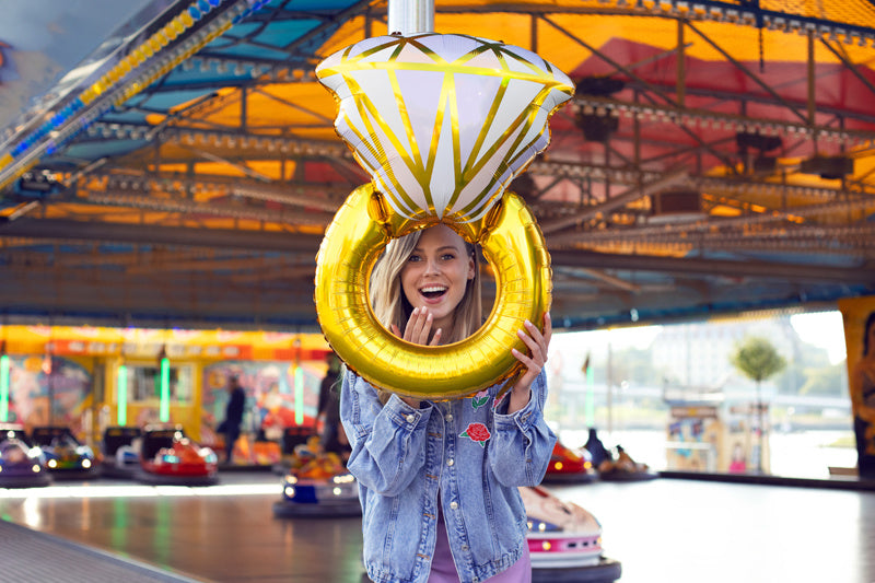 Helium Ballon Ring Leeg 95cm
