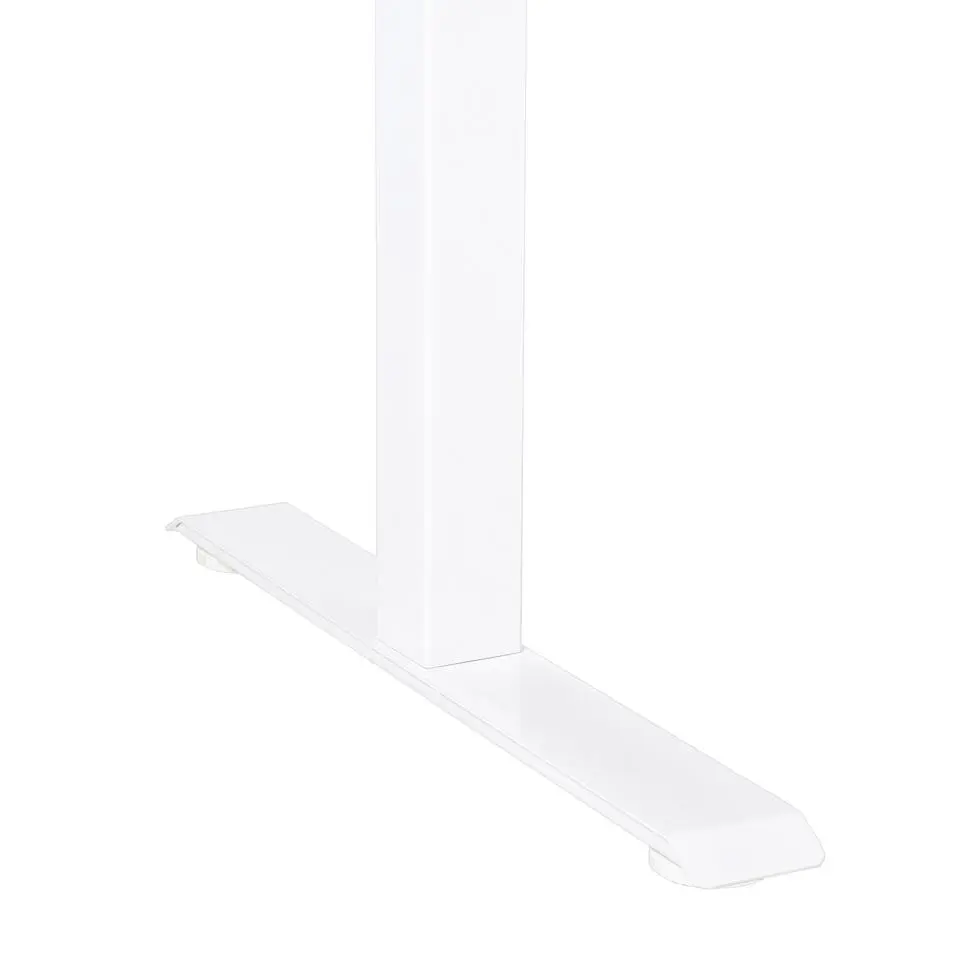DESTINES - Elektr bureau - Wit/Lichtbruin - 160 x 72 cm - Vezelplaat