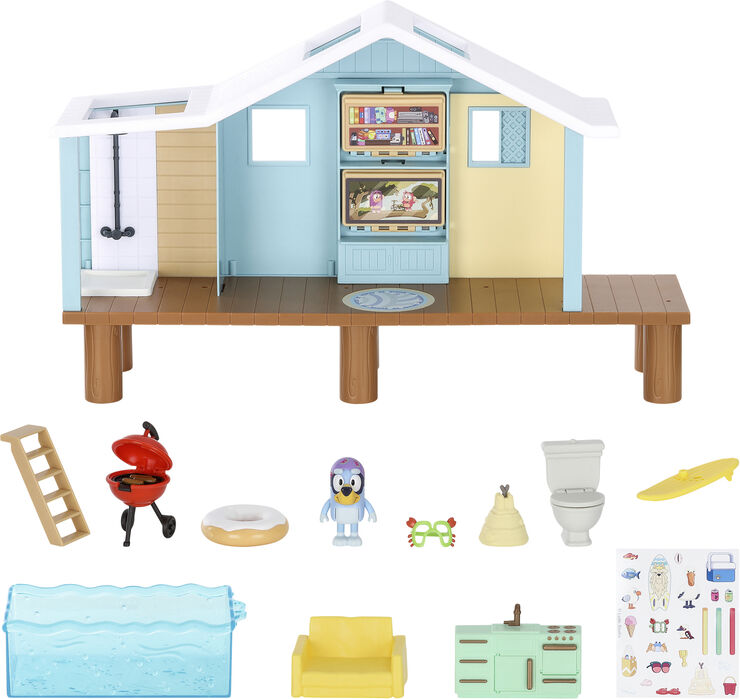 Bluey Bluey beach cabin