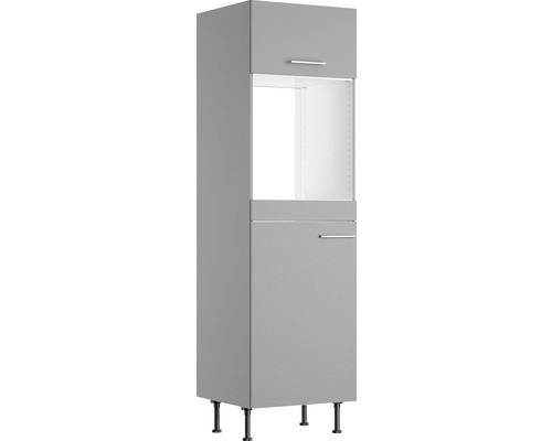 Optifit oven/koelkastbehuizing voor 88cm inbouwkoelkast Mats825 BxDxH 60x58,4x211,8 cm basaltgrijs mat gedemonteerd scharnier omkeerbaar (links of rechts te monteren)