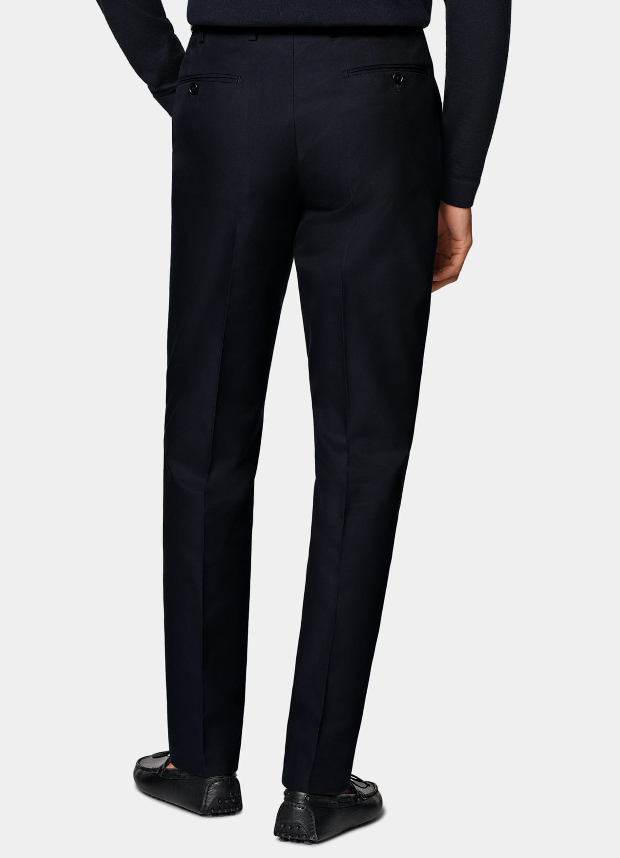 Pantalon Straight Leg bleu marine