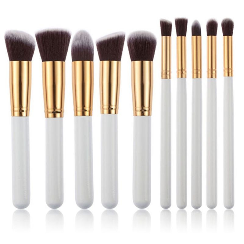 Technique PRO Makeup Gold/Weiß Pinselset