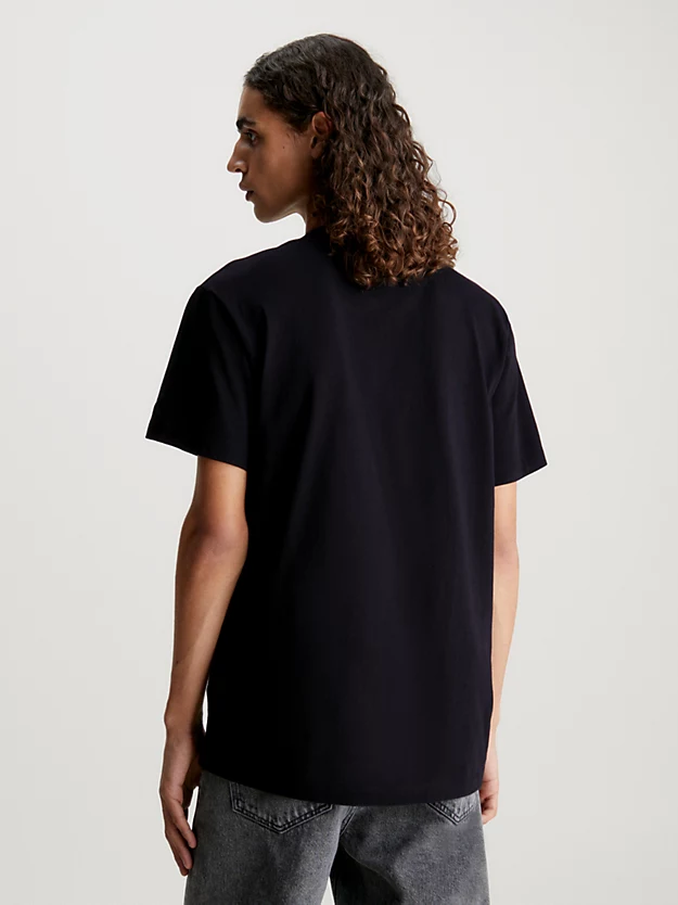 Camiseta de tecido misto com bolso