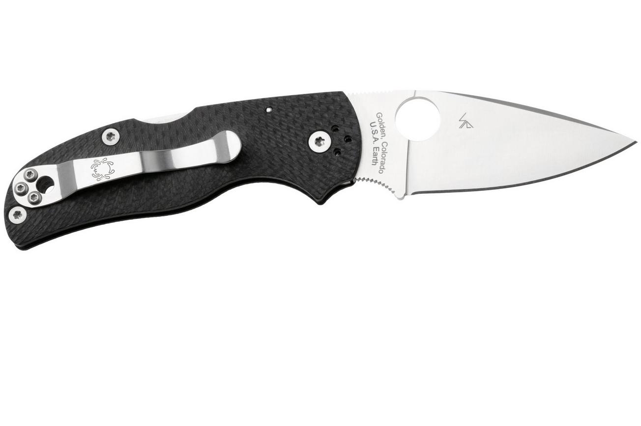 Spyderco Native 5 Fluted Carbonfiber S90V C41CFFP5 zakmes