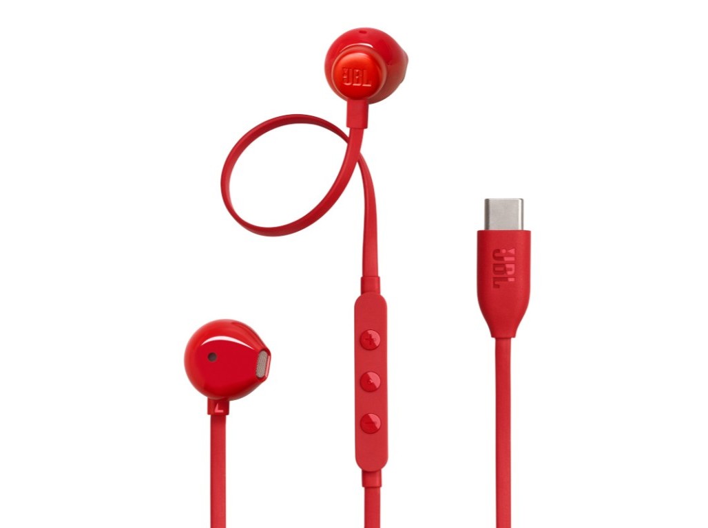 AURICULARES COM FIO JBL T305C RED VERMELHO C/MICRO