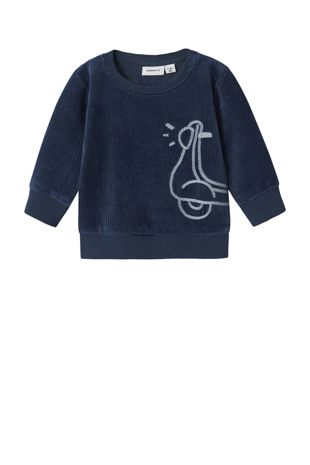 NAME IT BABY sweater donkerblauw
