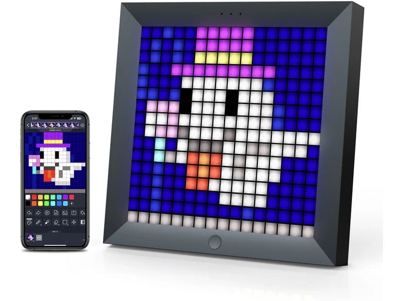 Divoom Pixoo 16 x 16 Pixel Art LED Display Programmierbarer Pixel Art LED-Bildschirm