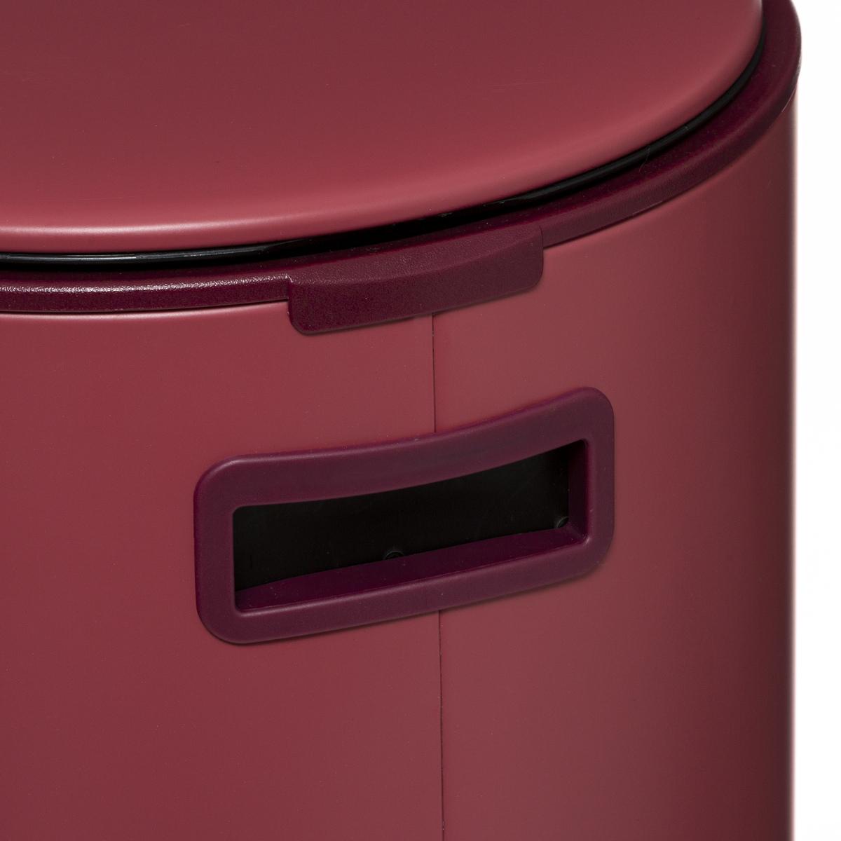 POUBELLE METAL 30L ROUGE DELTA
