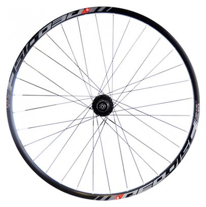 Roue vtt 29  (pr) blocage jante noir mach1 neo. moy. Shimano m475 disque 6t. 9/10/11v